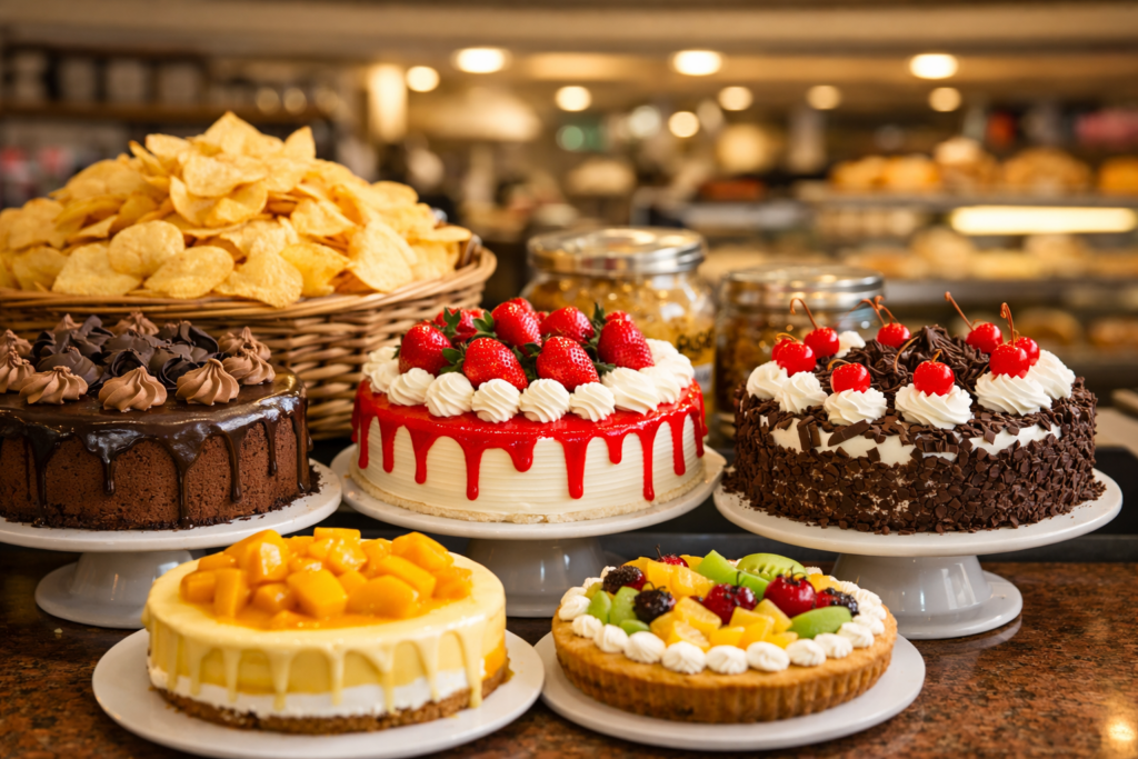 best bakery in thrissur cakes and snacks